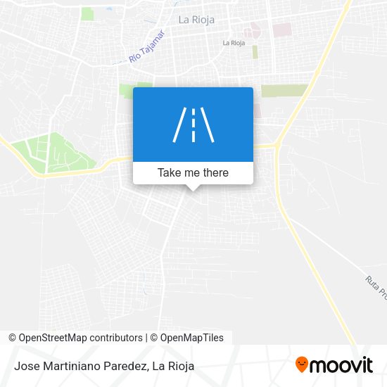 Mapa de Jose Martiniano Paredez