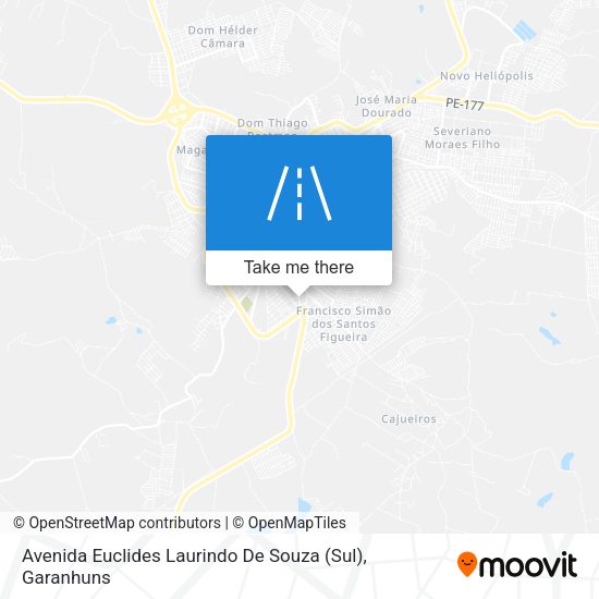 Avenida Euclides Laurindo De Souza (Sul) map