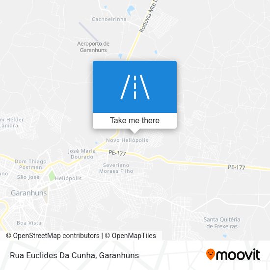 Rua Euclides Da Cunha map
