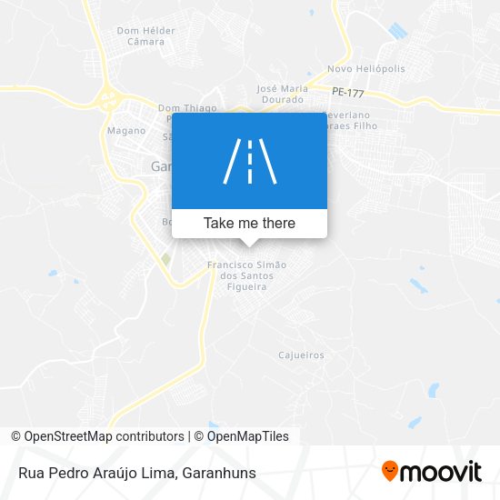 Rua Pedro Araújo Lima map