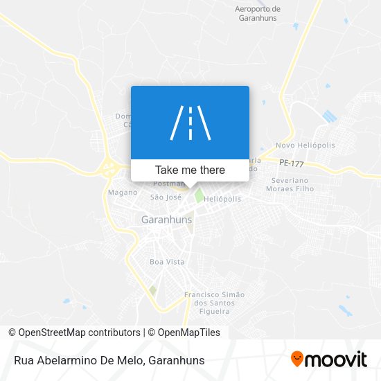 Rua Abelarmino De Melo map