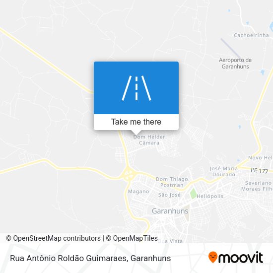 Rua Antônio Roldão Guimaraes map