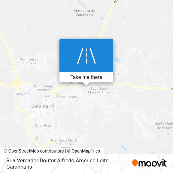 Rua Vereador Doutor Alfredo Américo Leite map