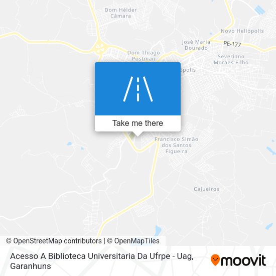 Acesso A Biblioteca Universitaria Da Ufrpe - Uag map