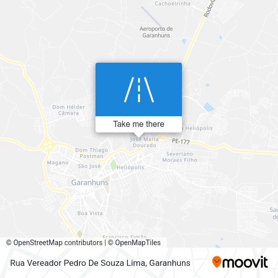 Rua Vereador Pedro De Souza Lima map