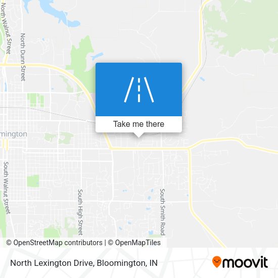 North Lexington Drive map