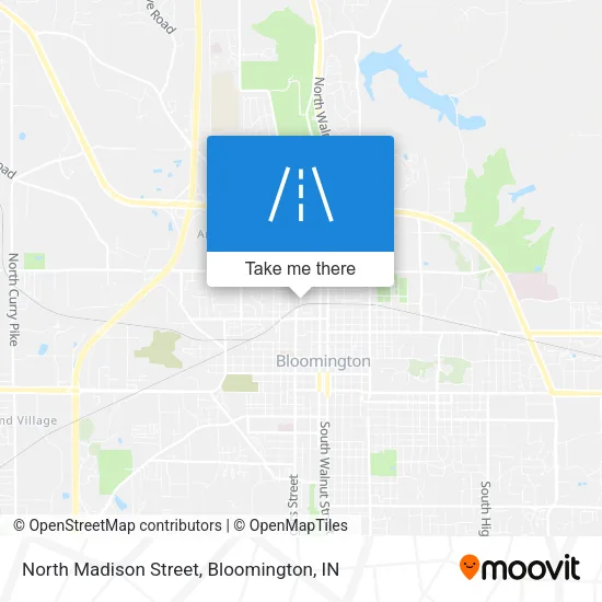 North Madison Street map