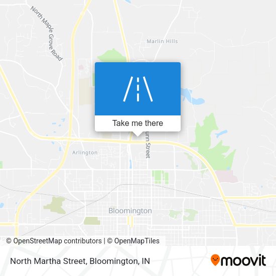 Mapa de North Martha Street