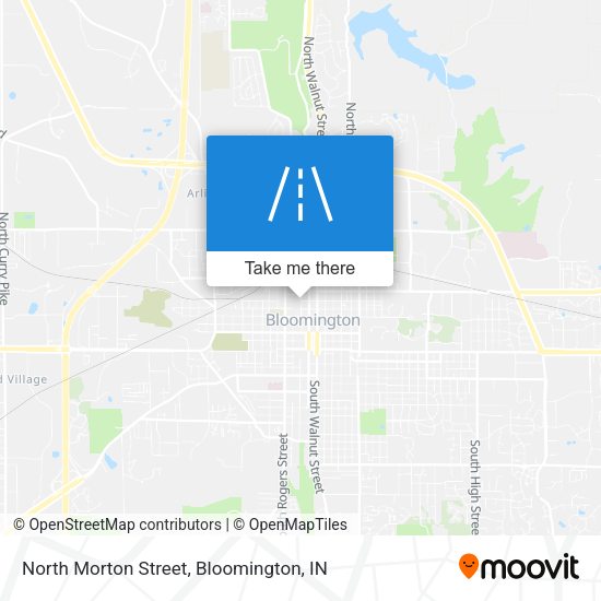 North Morton Street map