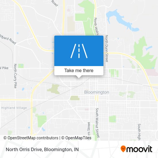 North Orris Drive map