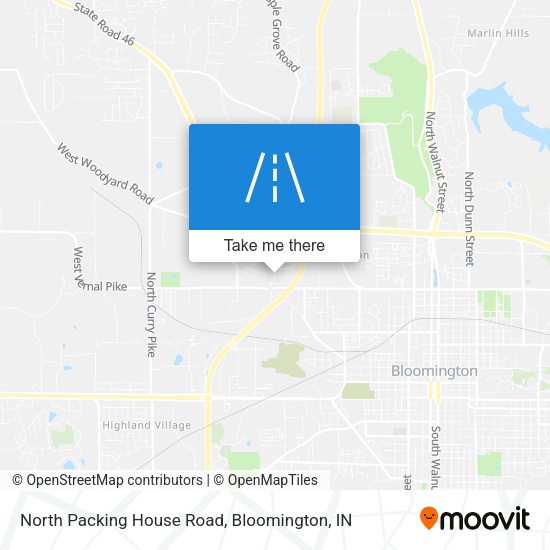 North Packing House Road map