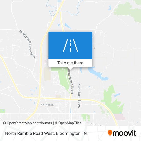 Mapa de North Ramble Road West