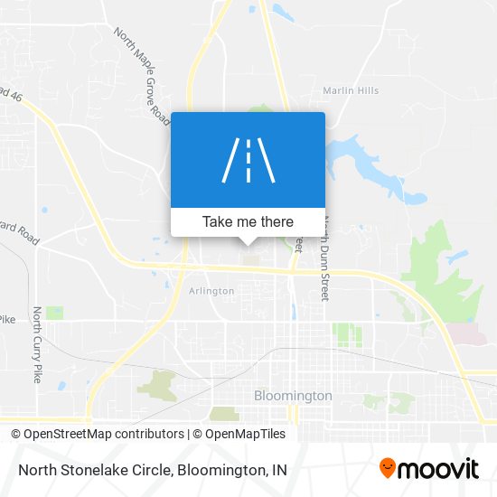 North Stonelake Circle map