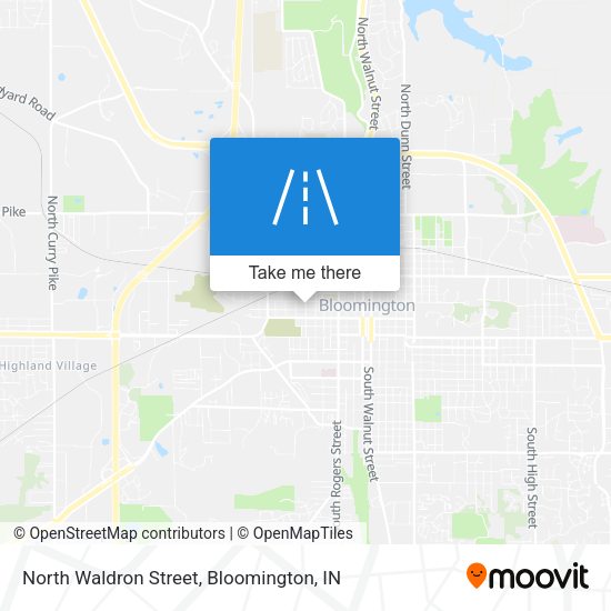 North Waldron Street map
