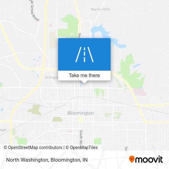 Mapa de North Washington