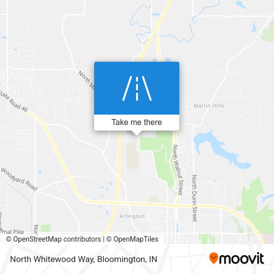 Mapa de North Whitewood Way