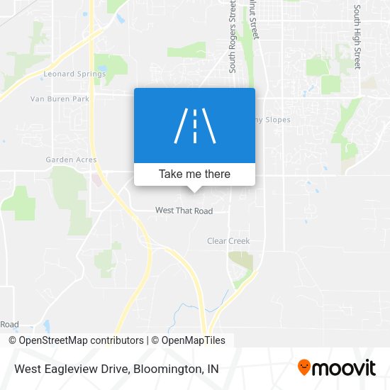 West Eagleview Drive map