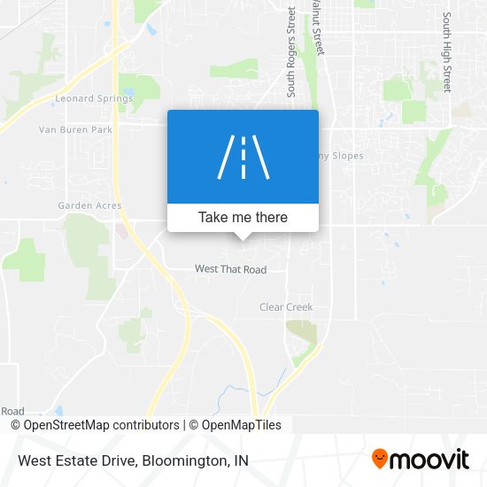 West Estate Drive map