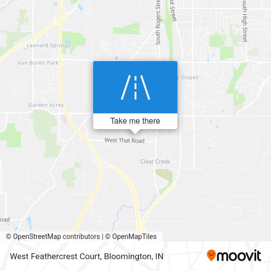 Mapa de West Feathercrest Court