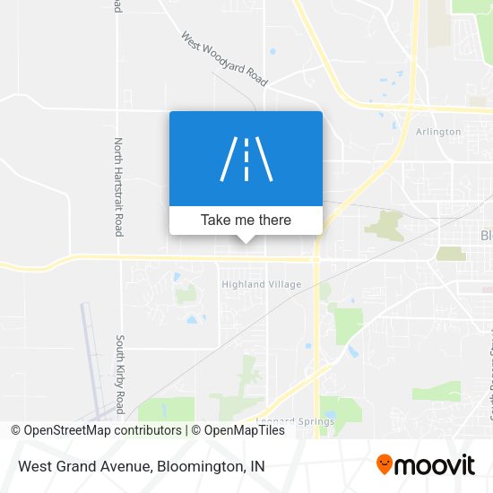 Mapa de West Grand Avenue