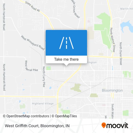Mapa de West Griffith Court