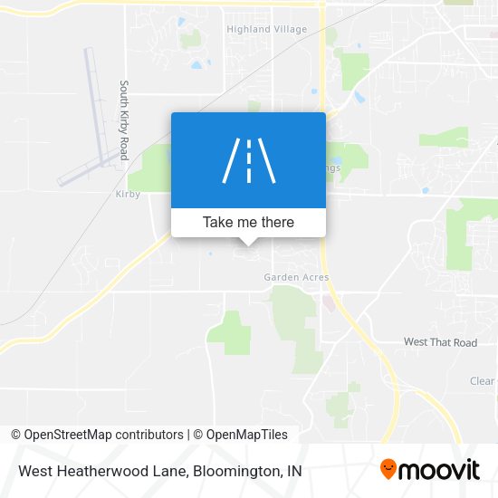 West Heatherwood Lane map