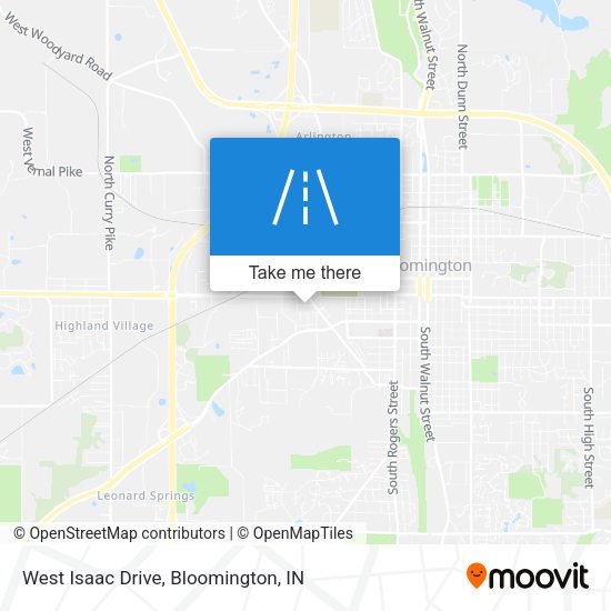 West Isaac Drive map