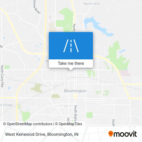 West Kenwood Drive map