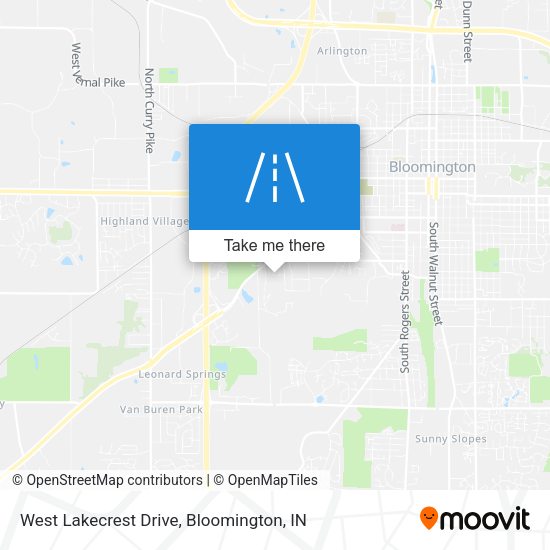 West Lakecrest Drive map