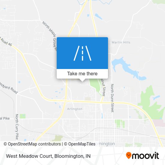 Mapa de West Meadow Court
