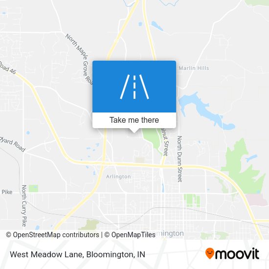 Mapa de West Meadow Lane