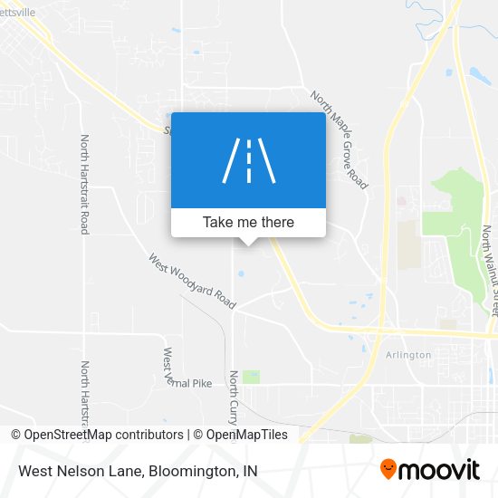 West Nelson Lane map