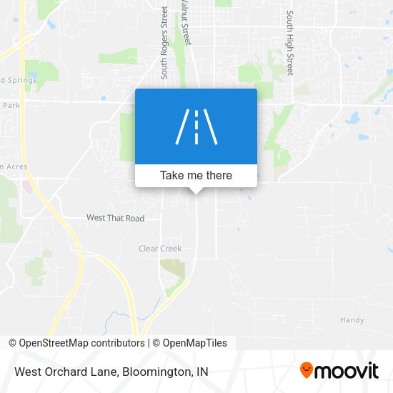 Mapa de West Orchard Lane