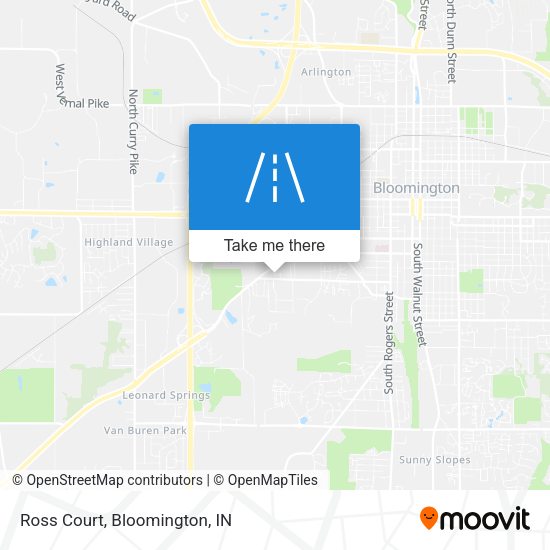 Ross Court map
