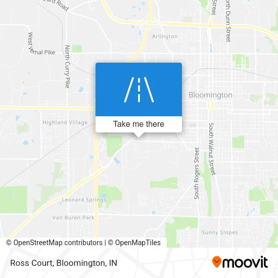 Ross Court map