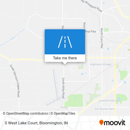 Mapa de S West Lake Court
