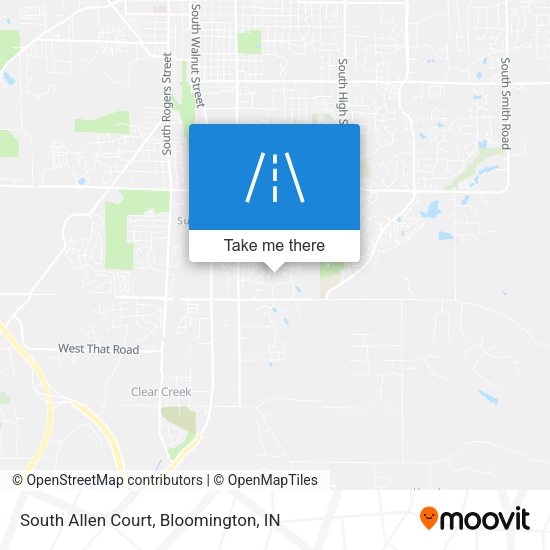 South Allen Court map