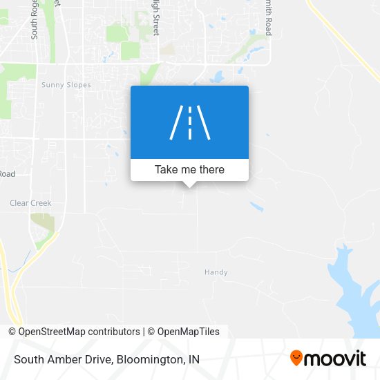 South Amber Drive map