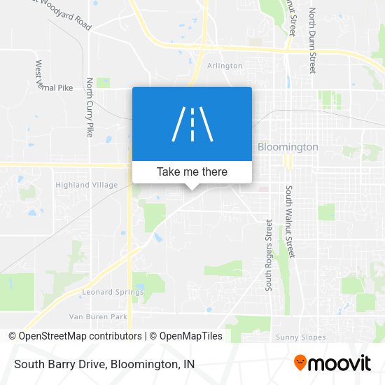 South Barry Drive map