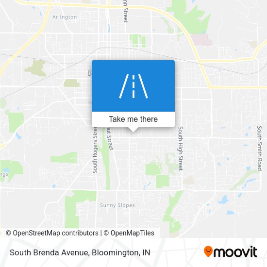 Mapa de South Brenda Avenue