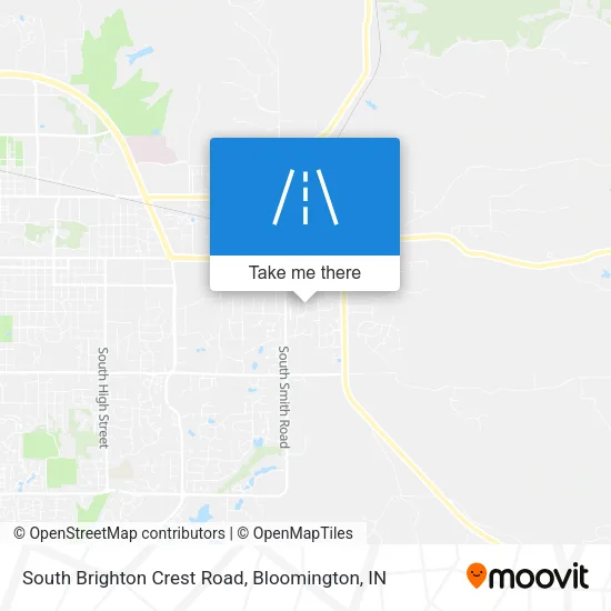 South Brighton Crest Road map