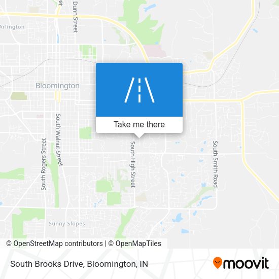 Mapa de South Brooks Drive
