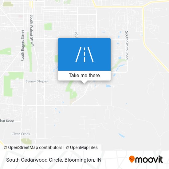 South Cedarwood Circle map