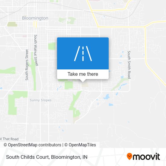South Childs Court map