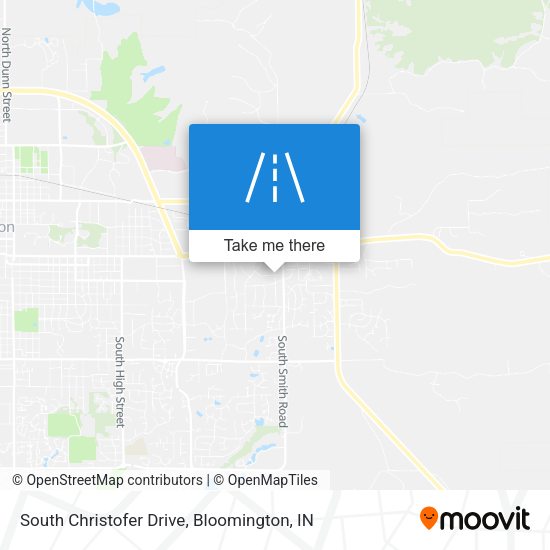 South Christofer Drive map