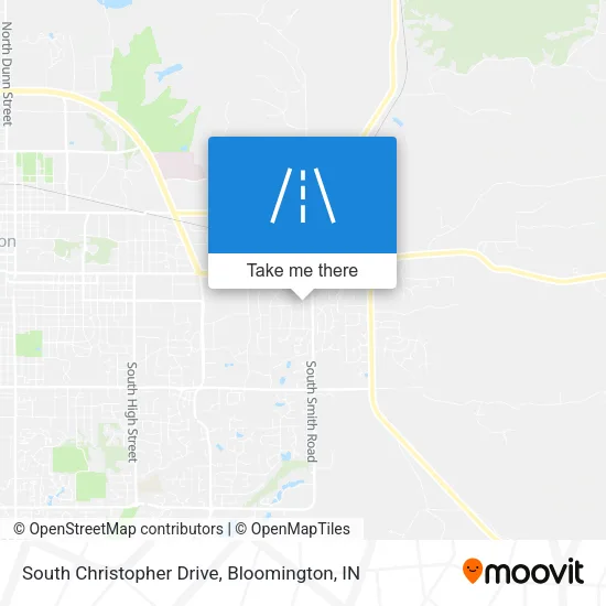 South Christopher Drive map