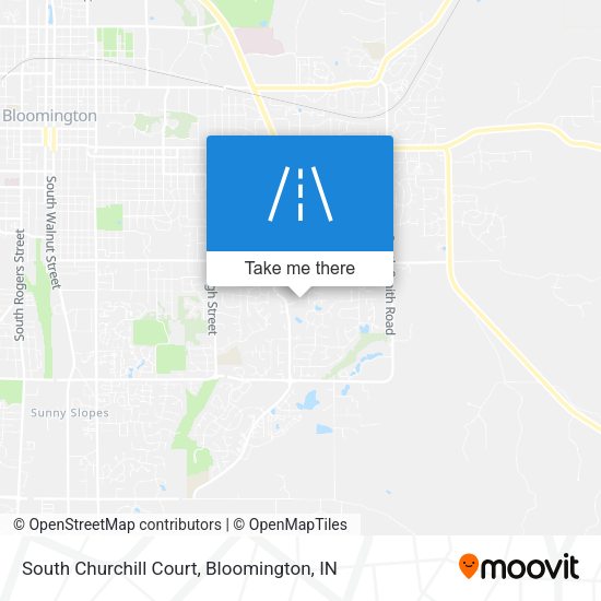 South Churchill Court map