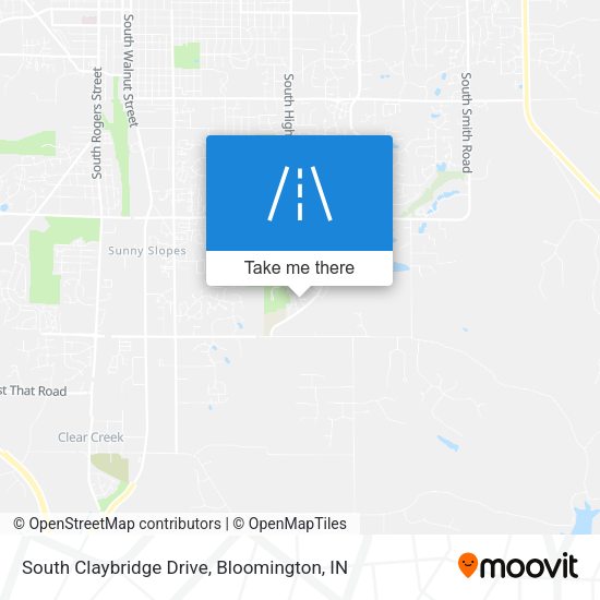 Mapa de South Claybridge Drive
