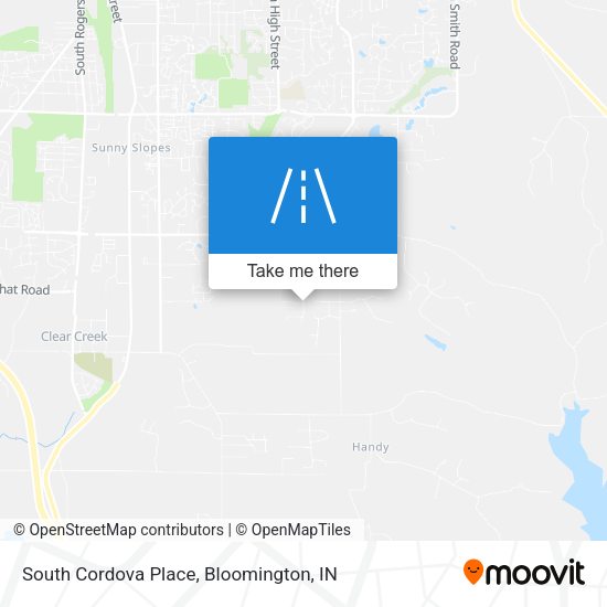 Mapa de South Cordova Place