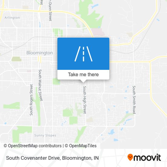 South Covenanter Drive map
